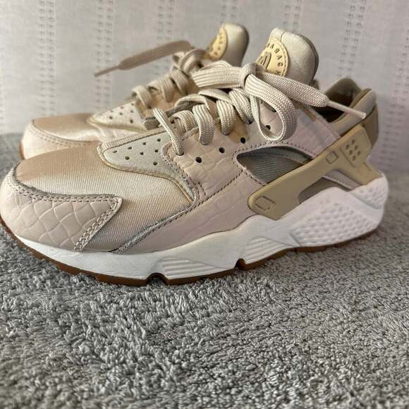 Nike Shoes - Nike Air Huarache Run Premium 'Oatmeal' Women's Sneakers